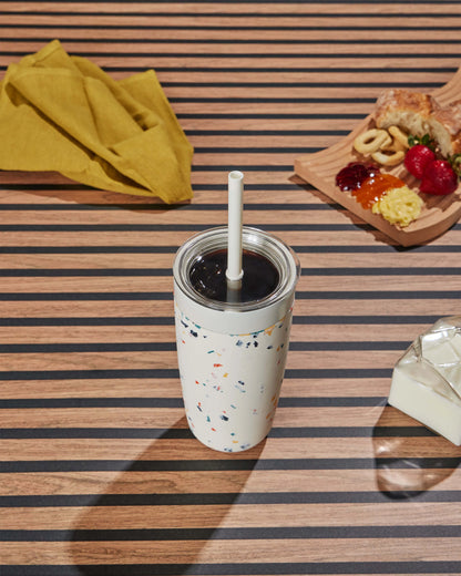 Insulated Tumbler With Straw Lid