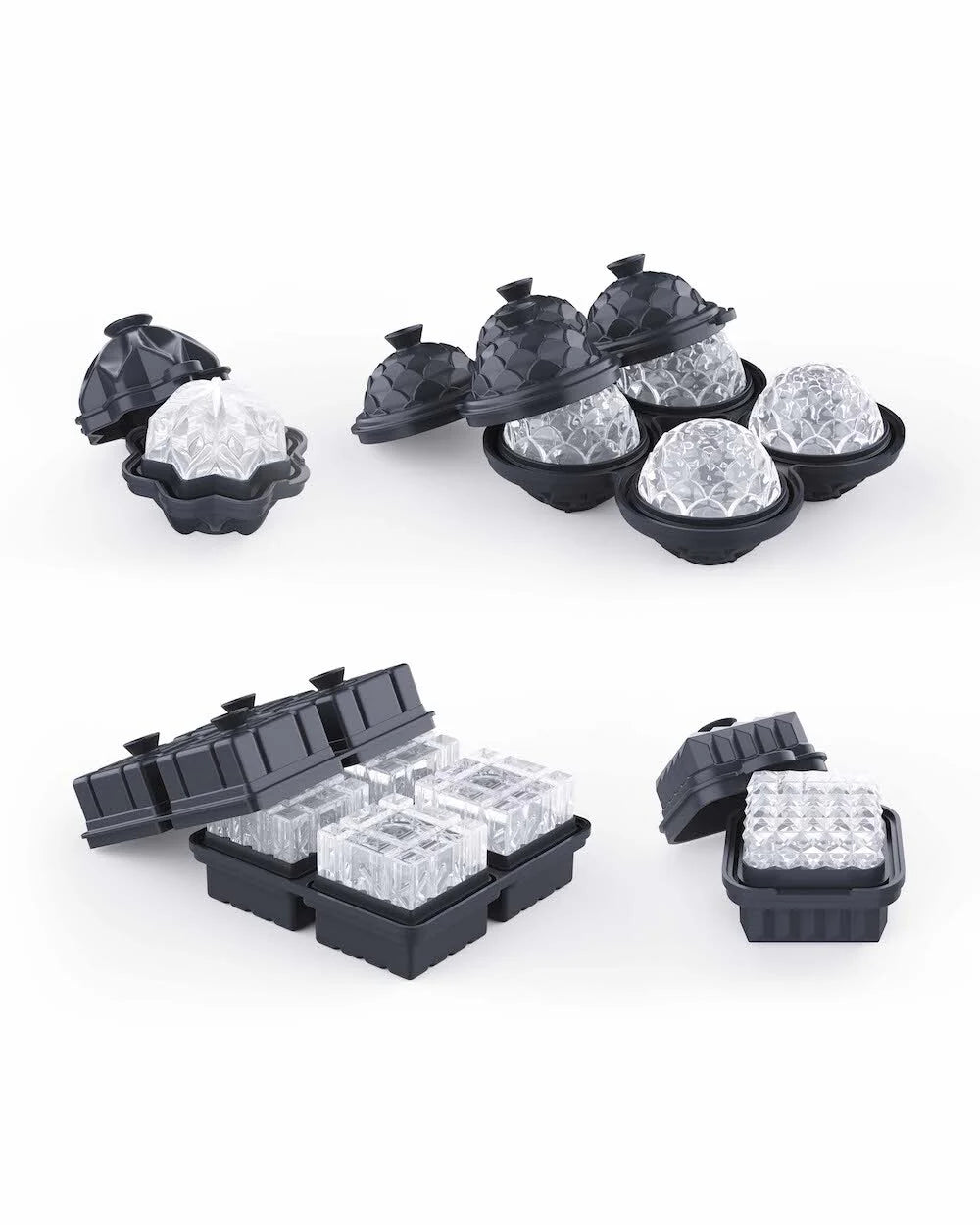 Cocktail Ice Tray Set
